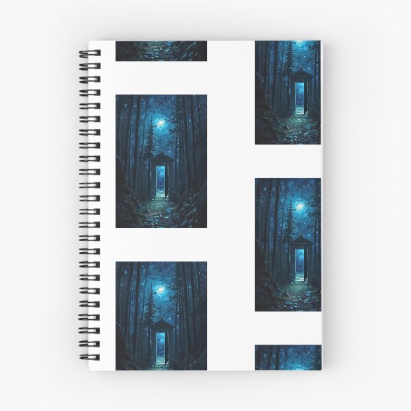 Item preview, Copy of Surreal Portal To The Stars | Magical Forest Full Moon Art Print designed and sold by Danny-Arts1.