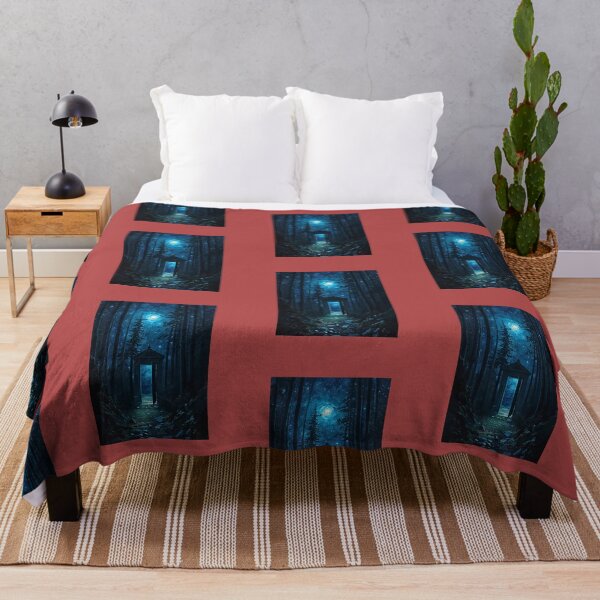 Item preview, Copy of Surreal Portal To The Stars | Magical Forest Full Moon Art Print designed and sold by Danny-Arts1.