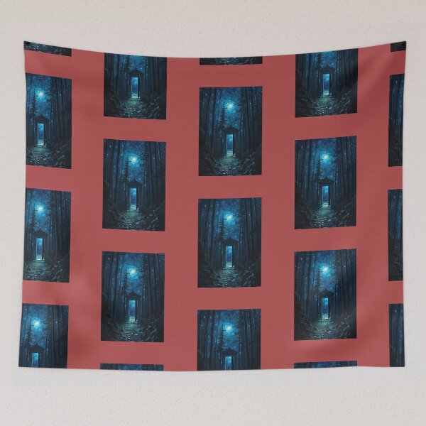 Item preview, Copy of Surreal Portal To The Stars | Magical Forest Full Moon Art Print designed and sold by Danny-Arts1.