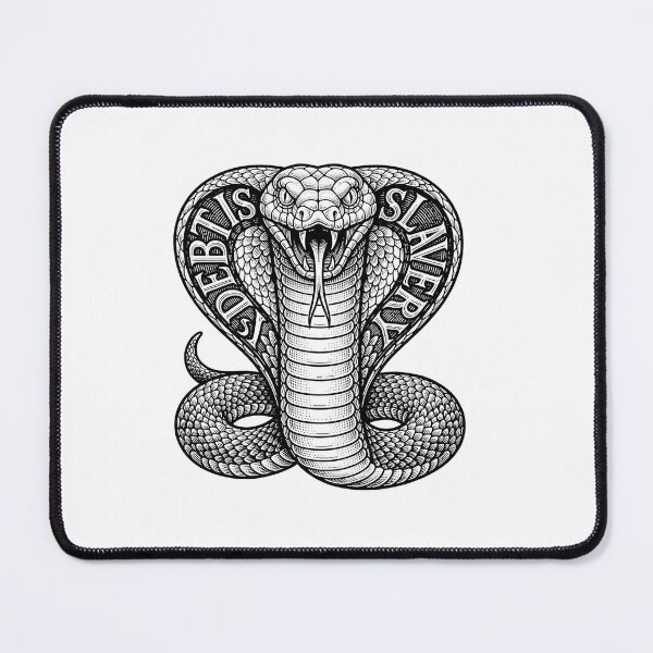 Item preview, Debt Is Slavery Anti Capitalism Cobra Snake designed and sold by Owcomm.