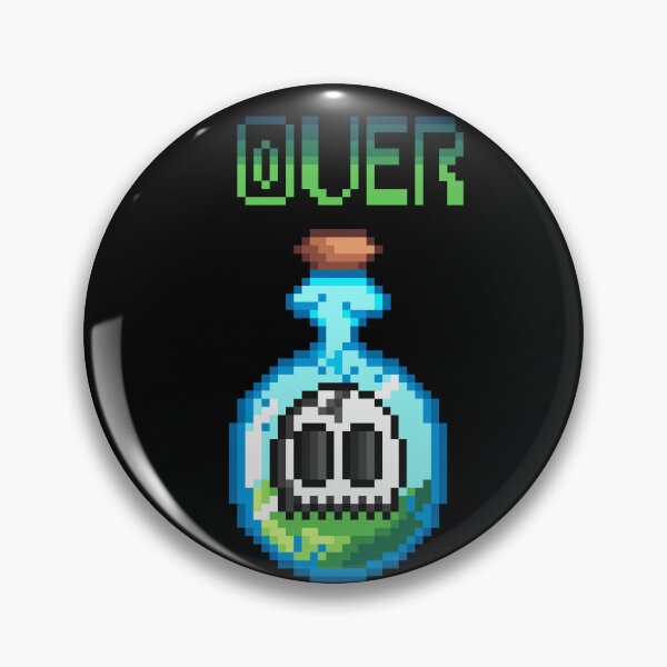 Item preview, Poison Potion - Skull Bottle Game Over Retro RPG designed and sold by RetroRlx.