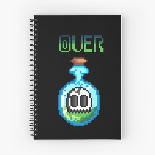 Item preview, Poison Potion - Skull Bottle Game Over Retro RPG designed and sold by RetroRlx.