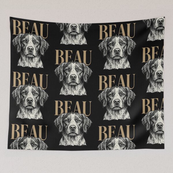 Item preview, Beau Golden Retriever Dog Sketch for Gun Dog Pup Parents and Bird Dog Lovers designed and sold by raedattia.