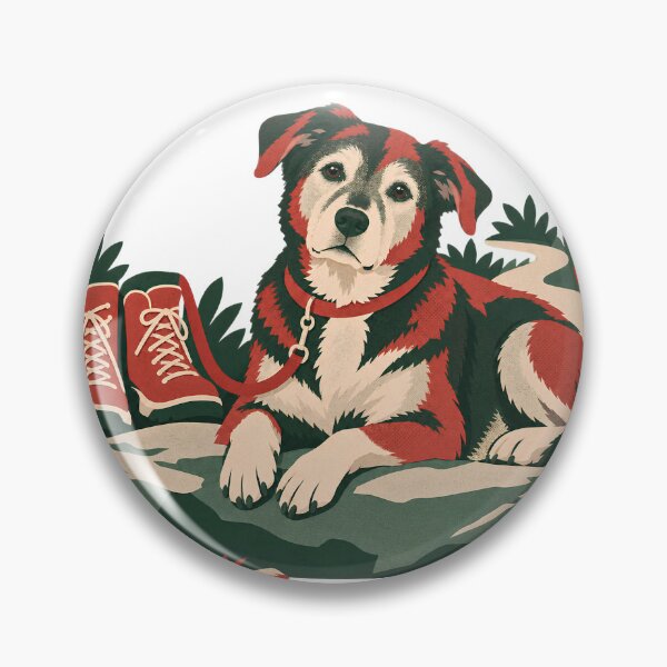 Item preview, Senior Rescue Dog Gentle Trail Walk Art designed and sold by Winakuart.