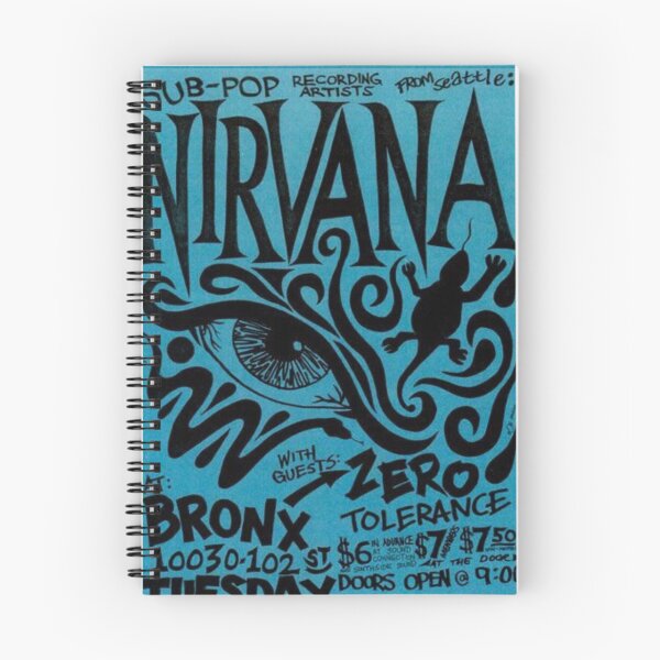 Item preview, Nirvana Original Custom Vintage Music Band Tee Unique Poster Wall Art designed and sold by Cool Robot Bro..