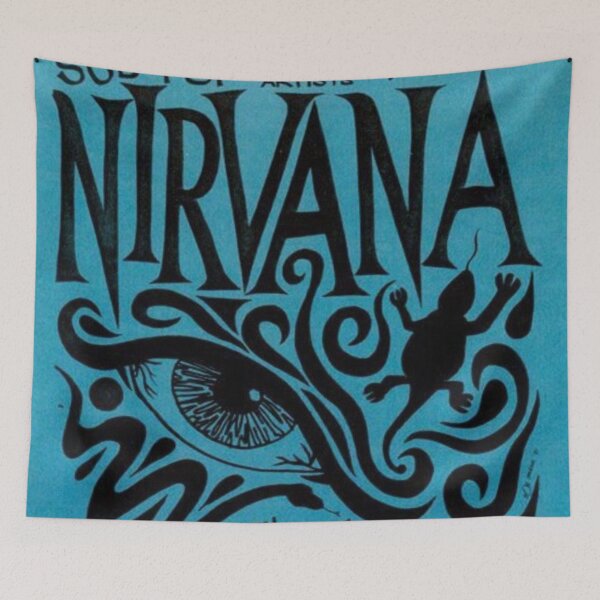Item preview, Nirvana Original Custom Vintage Music Band Tee Unique Poster Wall Art designed and sold by Cool Robot Bro..