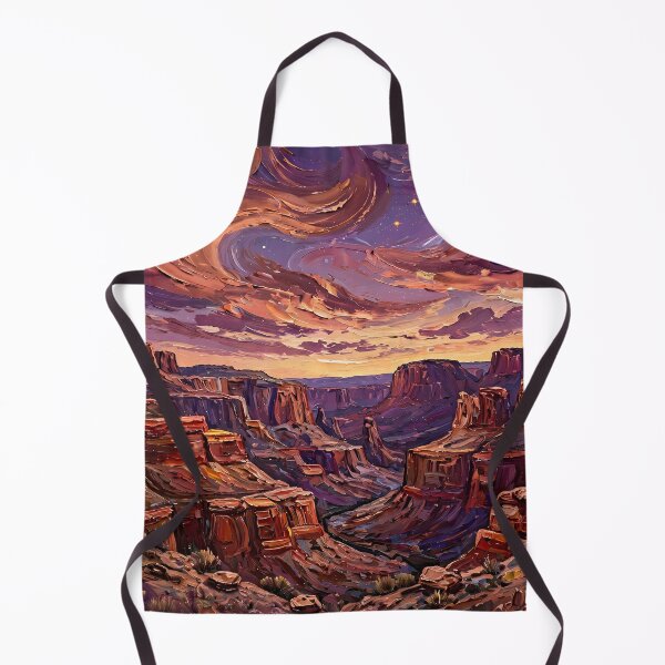 Item preview, Desert Canyon at Twilight — Copper and Violet Swirling Sky designed and sold by LunaAdventurer.