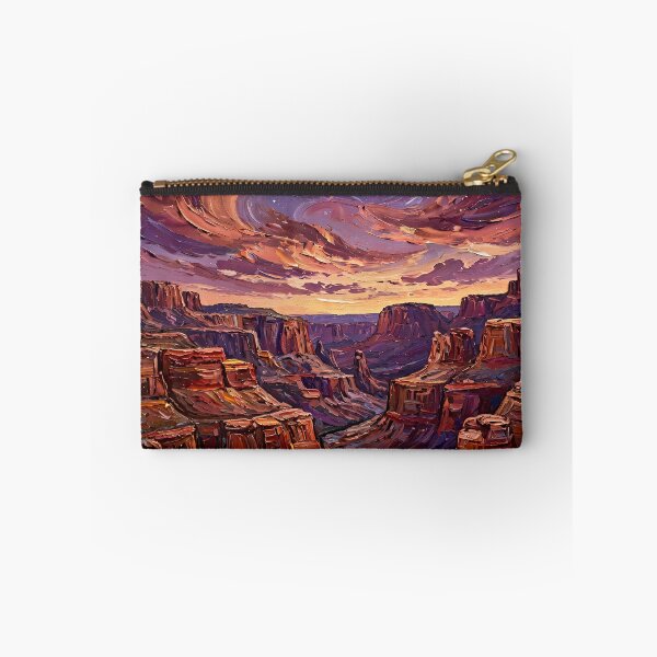 Item preview, Desert Canyon at Twilight — Copper and Violet Swirling Sky designed and sold by LunaAdventurer.