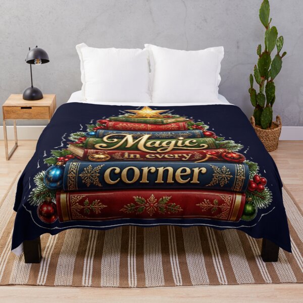 Item preview, Magic in every corner Christmas Books designed and sold by MargaretPolanco.