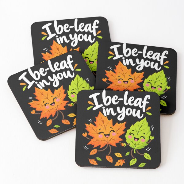 Item preview, Leaf I Be Leaf in You Fun Plant Pun Positive Nature T-Shirt designed and sold by Trendably.