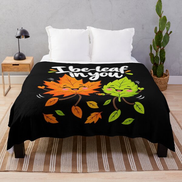 Item preview, Leaf I Be Leaf in You Fun Plant Pun Positive Nature T-Shirt designed and sold by Trendably.