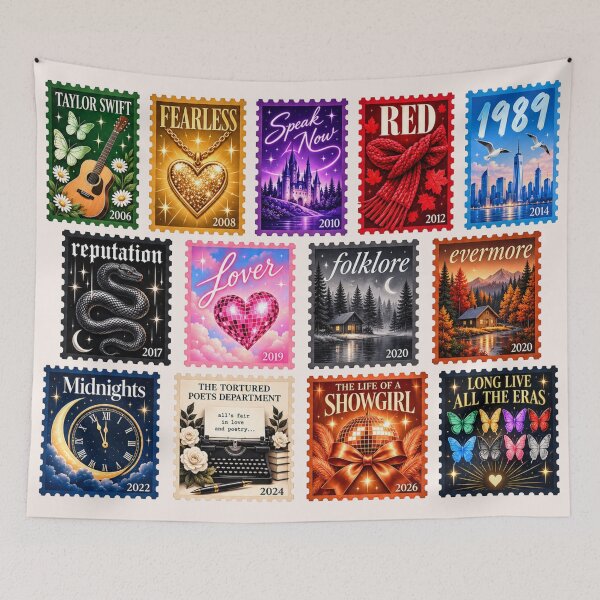Item preview, Taylor Swift Eras Stamp STICKER PACK BUNDLE designed and sold by taylorvinyls.