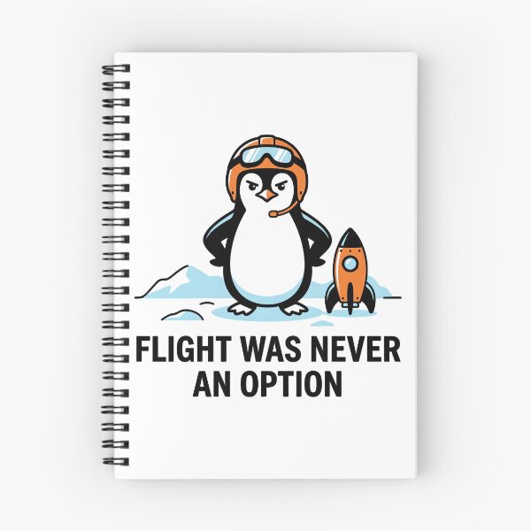 Item preview, Flight Was Never An Option T-Shirt | Funny Sarcastic Graphic Humor Tee designed and sold by ImadDesignsArts.