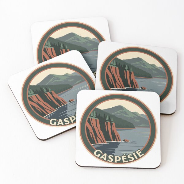 Item preview, Forillon cliffs & Chic-Chocs mountains Gaspésie designed and sold by Sparking Synapses.