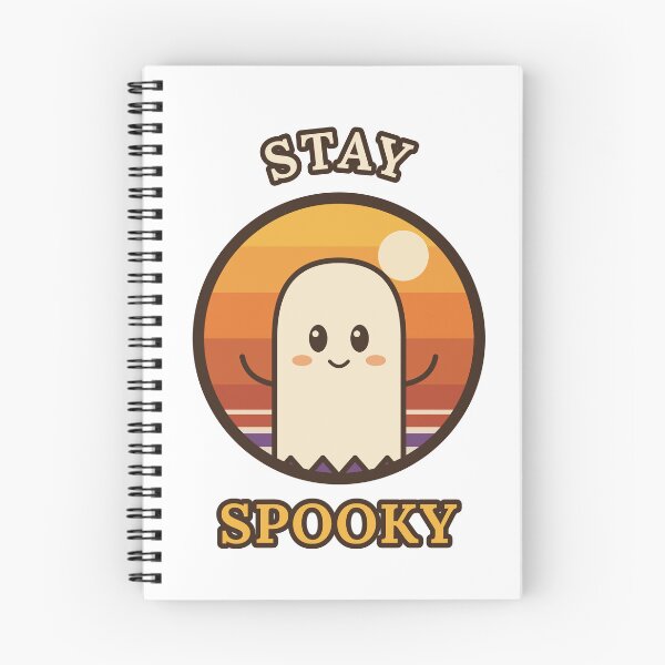 Item preview, Stay Spooky Retro Vintage Sunset Cute Ghost Halloween designed and sold by Veintos.