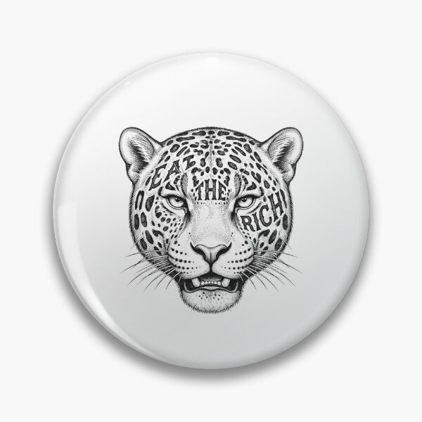 Item preview, Eat The Rich Leopard Vintage Engraving designed and sold by Owcomm.