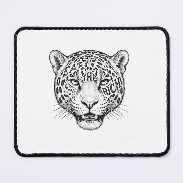 Item preview, Eat The Rich Leopard Vintage Engraving designed and sold by Owcomm.