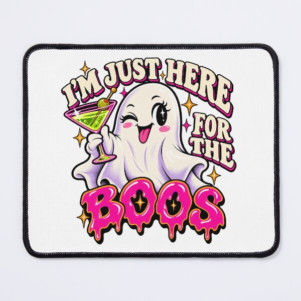 Item preview, I'm Just Here for the Boos Funny Ghost Halloween Martini Design designed and sold by MotiveStuff.