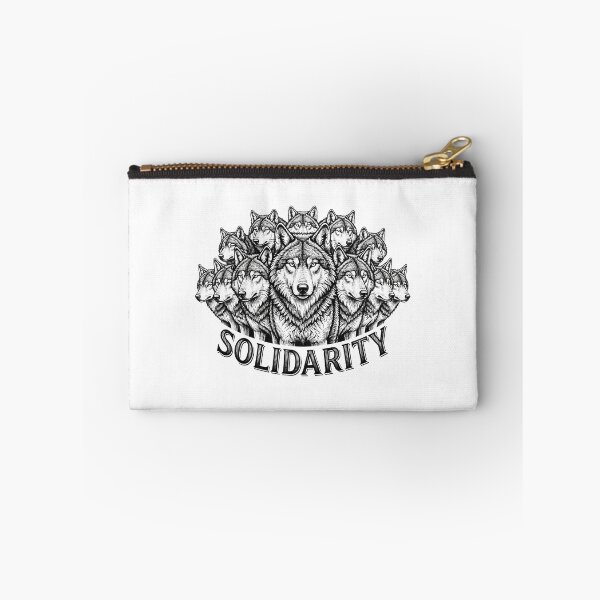 Item preview, Solidarity Wolf Pack Socialist Political Graphic designed and sold by Owcomm.