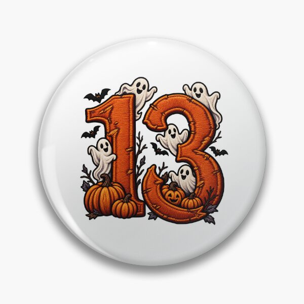 Item preview, Halloween Number 13 Ghosts Pumpkins Spooky Costume designed and sold by ArtDesignTp.