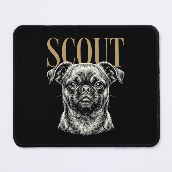 Item preview, Scout Pug Dog Sketch for Proud Pug Pup Parents and Brachycephalic Breed Lovers designed and sold by raedattia.
