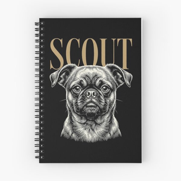 Item preview, Scout Pug Dog Sketch for Proud Pug Pup Parents and Brachycephalic Breed Lovers designed and sold by raedattia.