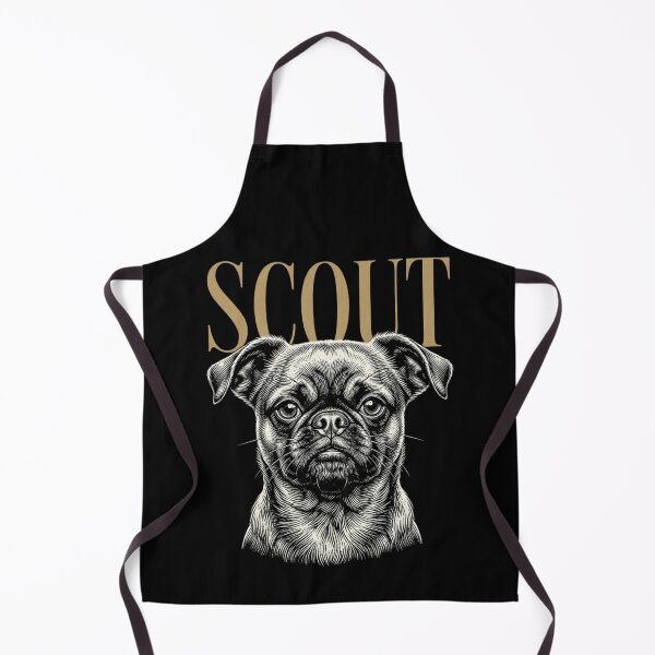 Item preview, Scout Pug Dog Sketch for Proud Pug Pup Parents and Brachycephalic Breed Lovers designed and sold by raedattia.