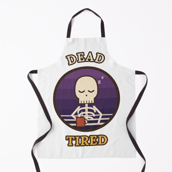Item preview, Dead Tired Retro Skeleton Coffee Funny Halloween designed and sold by Veintos.