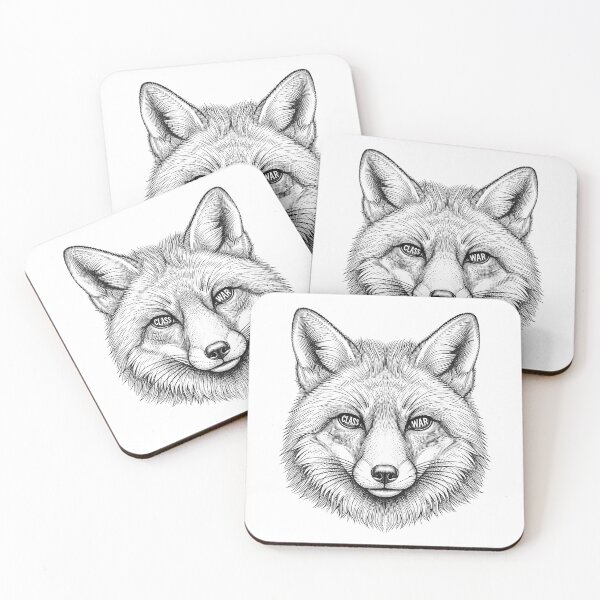Item preview, Class War Fox Anticapitalist Socialist Graphic    designed and sold by Owcomm.