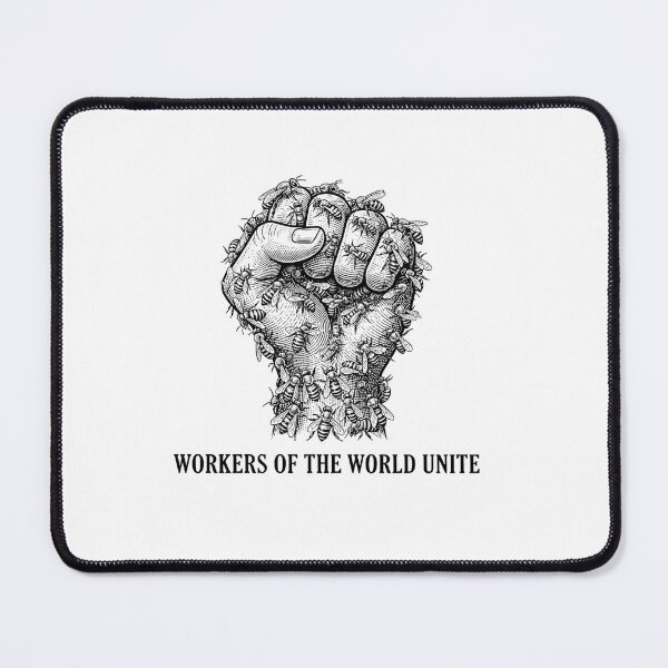 Item preview, Workers Of The World Unite Bee Fist designed and sold by Owcomm.