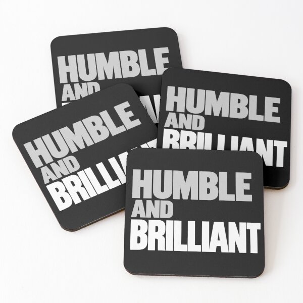 Item preview, Humble and Brilliant Funny Ironic Modest Genius Humor T-Shirt designed and sold by Trendably.