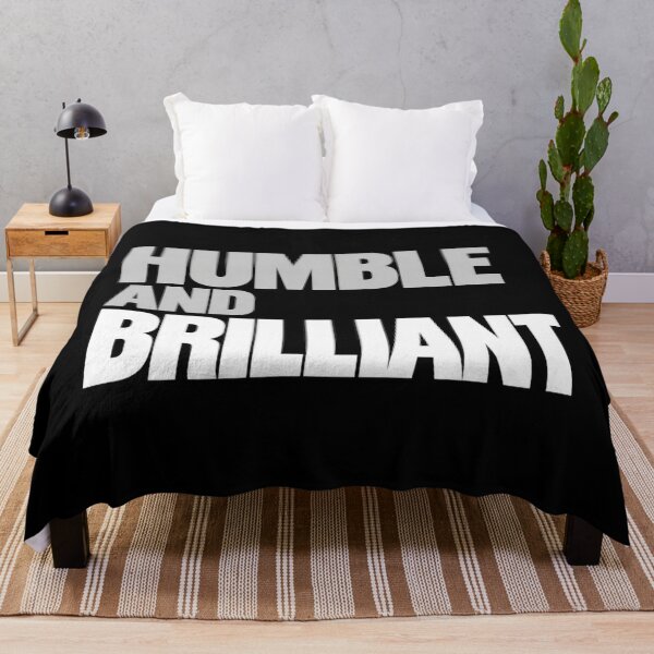 Item preview, Humble and Brilliant Funny Ironic Modest Genius Humor T-Shirt designed and sold by Trendably.