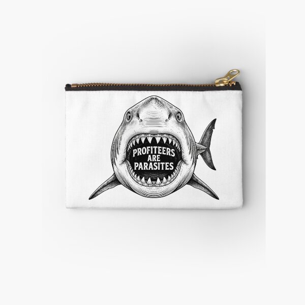 Item preview, Profiteers Are Parasites Shark Engraving designed and sold by Owcomm.