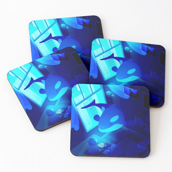 Item preview, Visit in Blue designed and sold by Helen He Art.