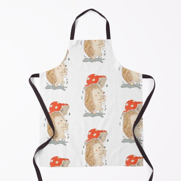 Item preview, Cute Hedgehog and Mushroom Cartoon Animals designed and sold by Designs by Sara Felton.
