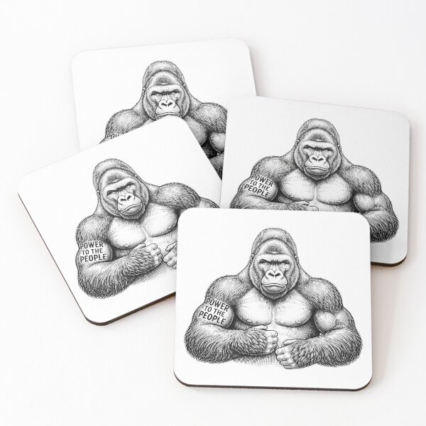 Item preview, Power To The People Gorilla    designed and sold by Owcomm.