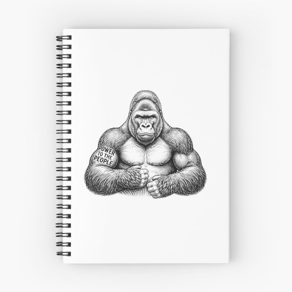 Item preview, Power To The People Gorilla    designed and sold by Owcomm.