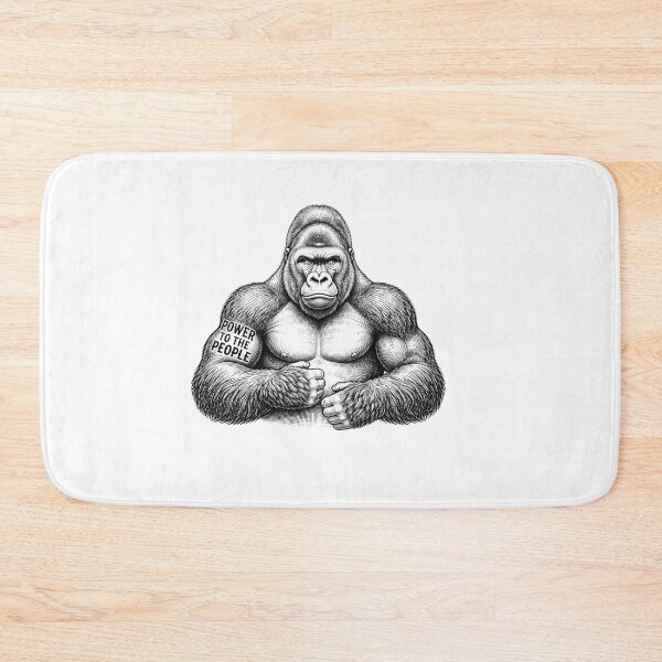 Item preview, Power To The People Gorilla    designed and sold by Owcomm.