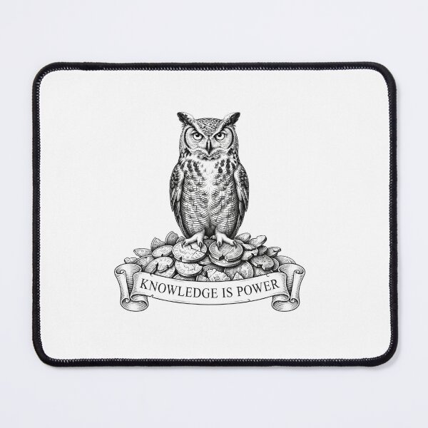 Item preview, Knowledge Is Power Owl On Money Coins designed and sold by Owcomm.