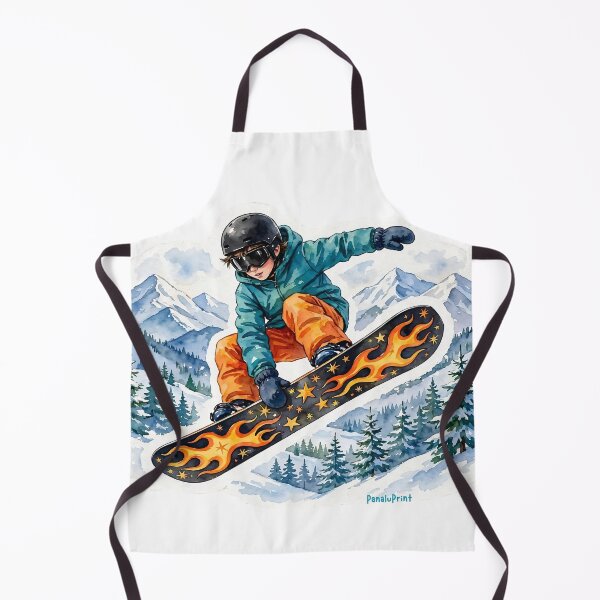 Item preview, Snowboard Adventure – A Boy’s Winter Ride by PanaluPrint designed and sold by PanaluPrint .
