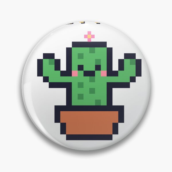 Item preview, Don't Touch Me Cute Pixel Art Cactus Funny Introvert designed and sold by Veintos.