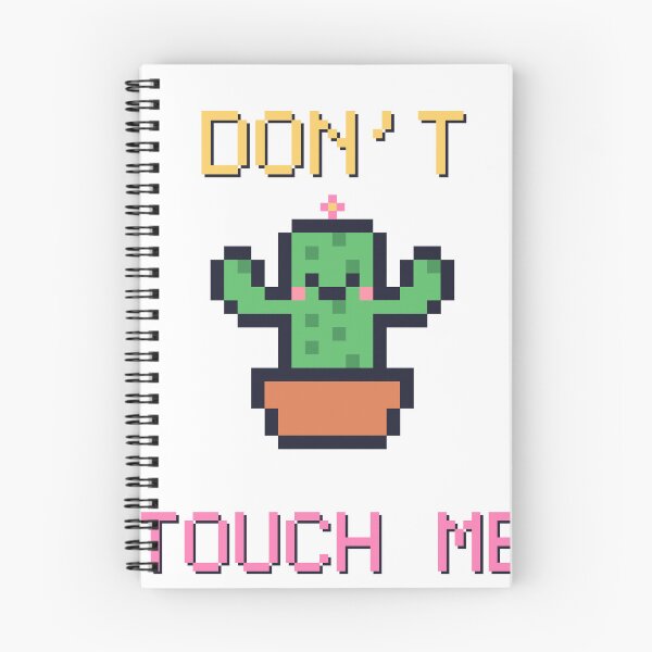 Item preview, Don't Touch Me Cute Pixel Art Cactus Funny Introvert designed and sold by Veintos.