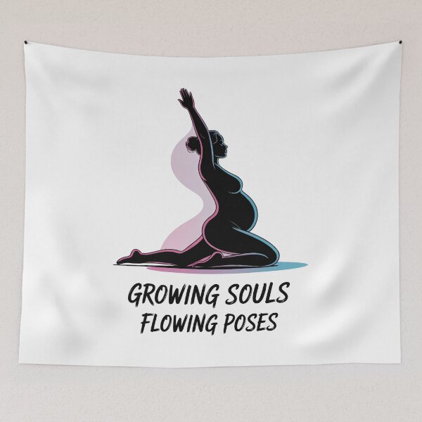 Item preview, Growing Souls Flowing Poses Pink Flame Backbend designed and sold by 108stillness.