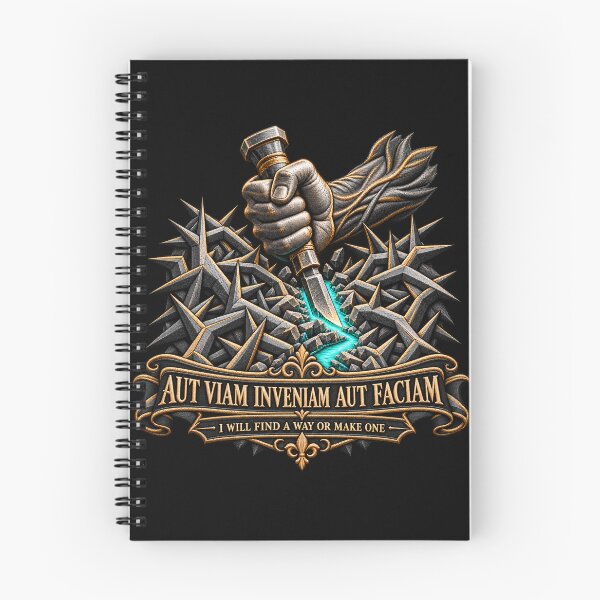 Item preview, Aut Viam Inveniam Aut Faciam Latin Motto – I Will Find a Way or Make One Resilience Art designed and sold by Emoji Emblems.