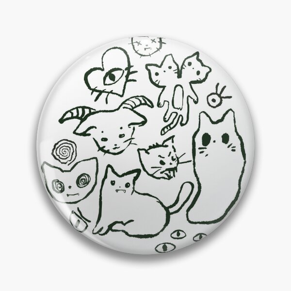 Item preview, creepy kitties designed and sold by adoraroara.