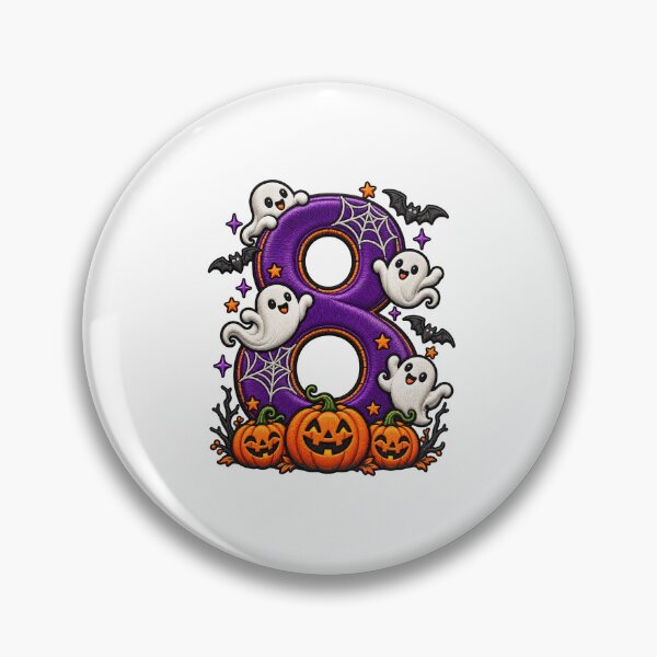 Item preview, Halloween Number 8 Ghosts Pumpkins Spooky Costume designed and sold by ArtDesignTp.