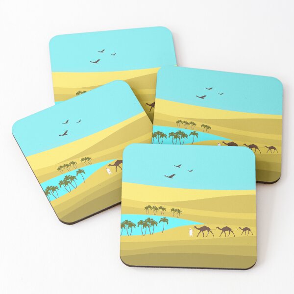 Item preview, Caravan in the Golden Desert designed and sold by ArtisticJump.