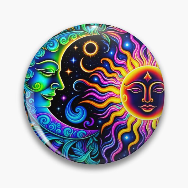 Item preview, Celestial Sun and Moon designed and sold by The Maine Witch.