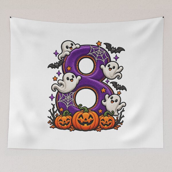 Item preview, Halloween Number 8 Ghosts Pumpkins Spooky Costume designed and sold by ArtDesignTp.