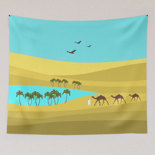 Item preview, Caravan in the Golden Desert designed and sold by  TheArtisticJump .